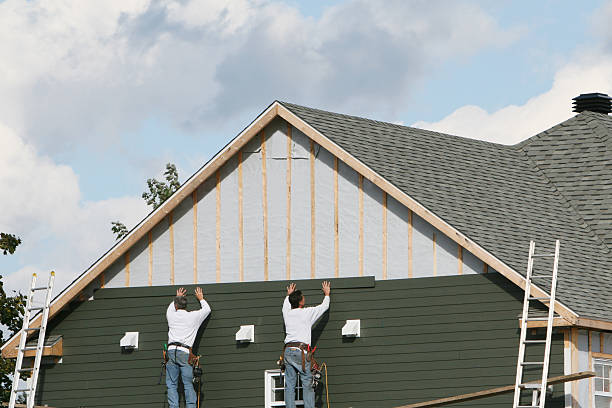 Professional Siding Repair technician working in Hooversville, PA